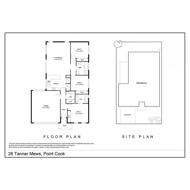 Floorplan of Homely house listing, 26 Tanner Mews, Point Cook VIC 3030