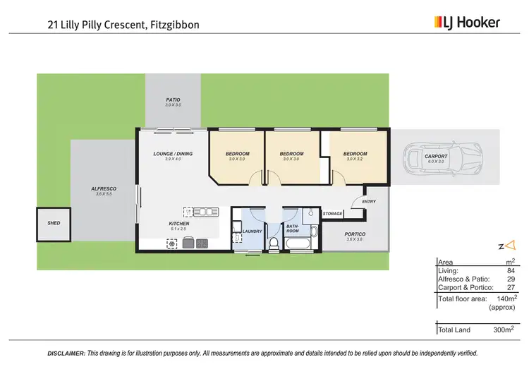 Floorplan of Homely house listing, 21 Lilly Pilly Crescent, Fitzgibbon QLD 4018