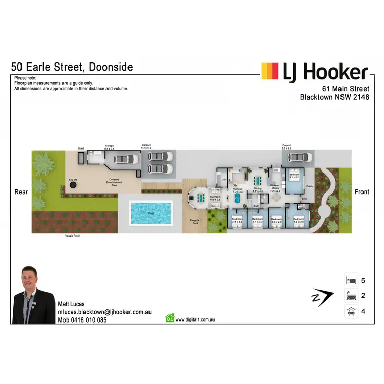 Floorplan of Homely house listing, 50 Earle Street, Doonside NSW 2767