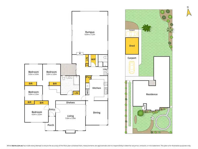 Floorplan of Homely house listing, 5 Findlay Grove, Belmont VIC 3216