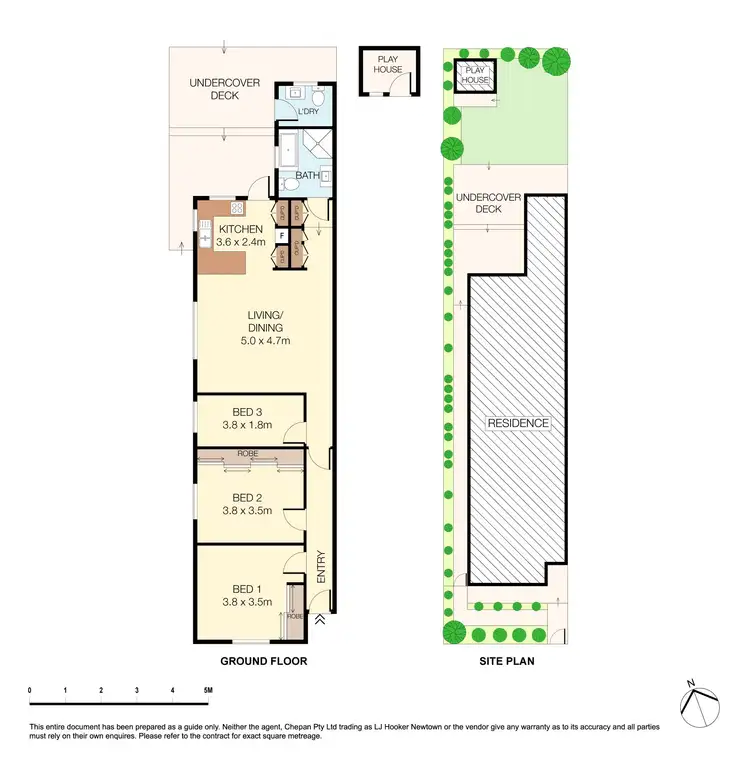 Floorplan of Homely house listing, 5 Woodland Street, Marrickville NSW 2204