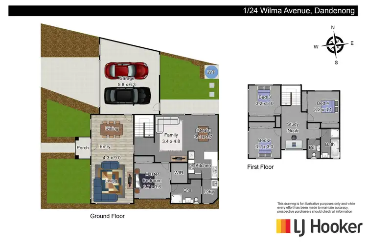 Floorplan of Homely house listing, 26 Wilma Avenue, Dandenong VIC 3175