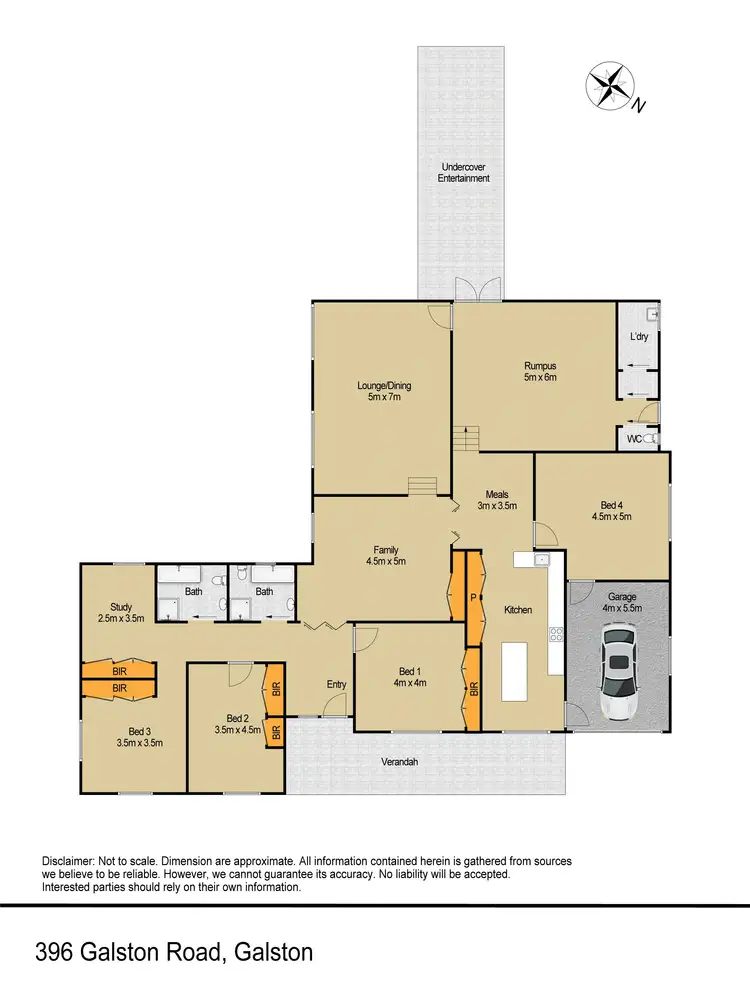 Floorplan of Homely house listing, 396 Galston Rd, Galston NSW 2159