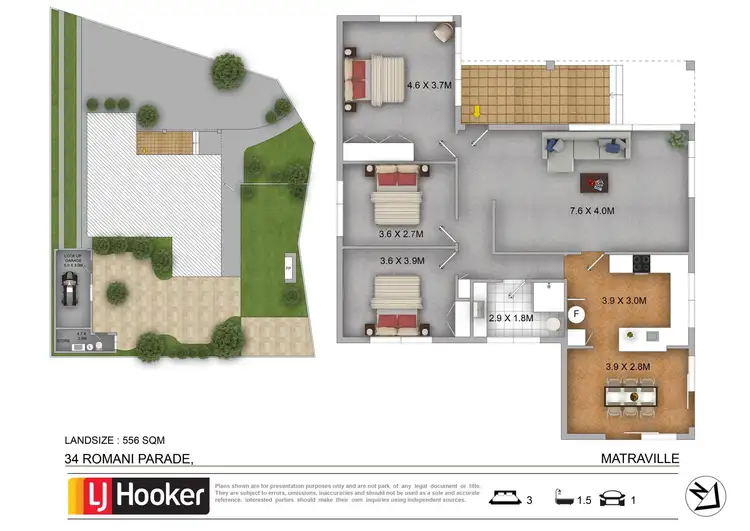 Floorplan of Homely house listing, 34 Romani Parade, Matraville NSW 2036