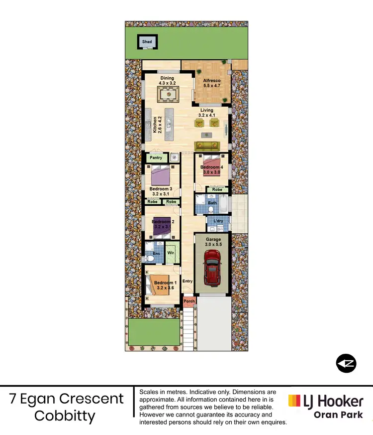 Floorplan of Homely house listing, 7 Egan Crescent, Cobbitty NSW 2570