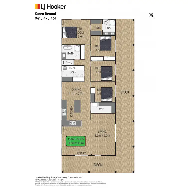 Floorplan of Homely house listing, 249 Redland Bay Road, Capalaba QLD 4157