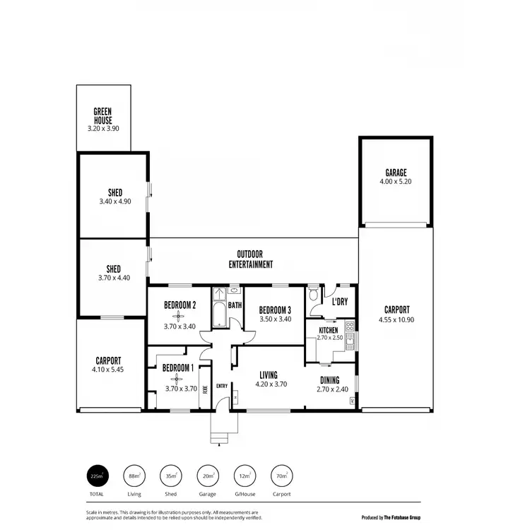 Floorplan of Homely house listing, 5 Makin Road, Ingle Farm SA 5098