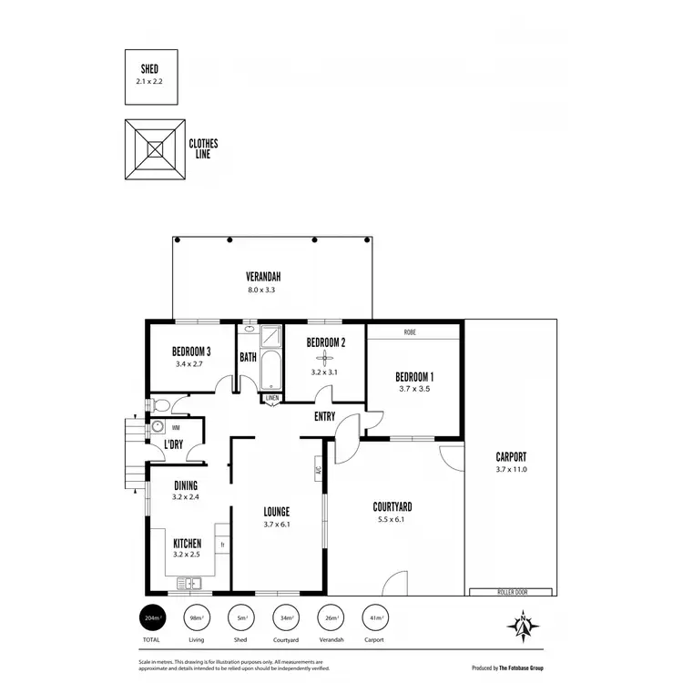 Floorplan of Homely house listing, 14 Kalina Avenue, Para Vista SA 5093