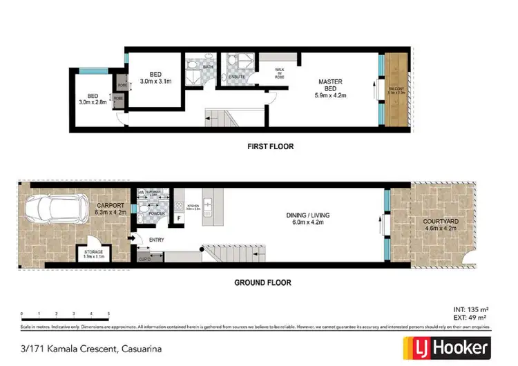 Floorplan of Homely house listing, 3/171 Kamala Crescent, Casuarina NSW 2487