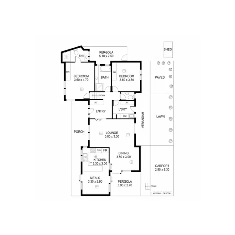 Floorplan of Homely house listing, 9 Heather Court, Paradise SA 5075