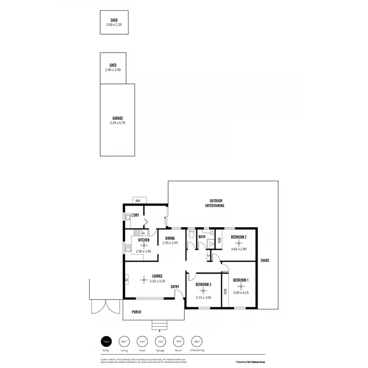 Floorplan of Homely house listing, 1 Sylvia Street, Blair Athol SA 5084
