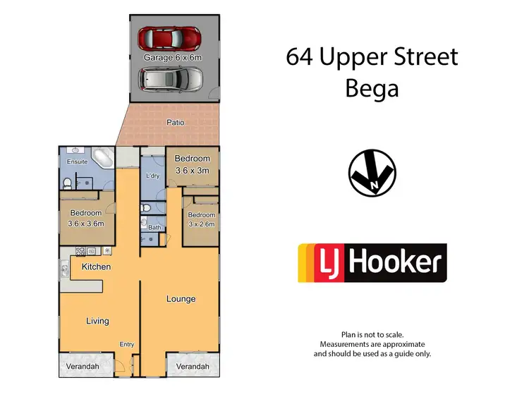 Floorplan of Homely house listing, 64 Upper Street, Bega NSW 2550