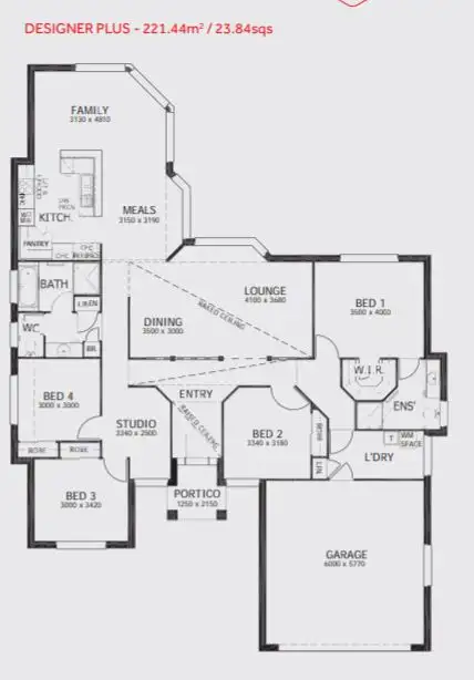 Floorplan of Homely house listing, 52 Adelines Way, Coffs Harbour NSW 2450
