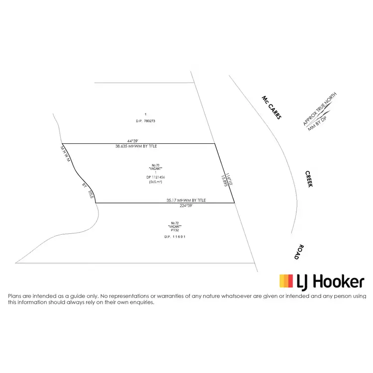 Floorplan of Homely land listing, 70 McCarrs Creek Road, Church Point NSW 2105