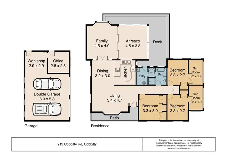 Floorplan of Homely house listing, 213 Cobbitty Rd, Cobbitty NSW 2570