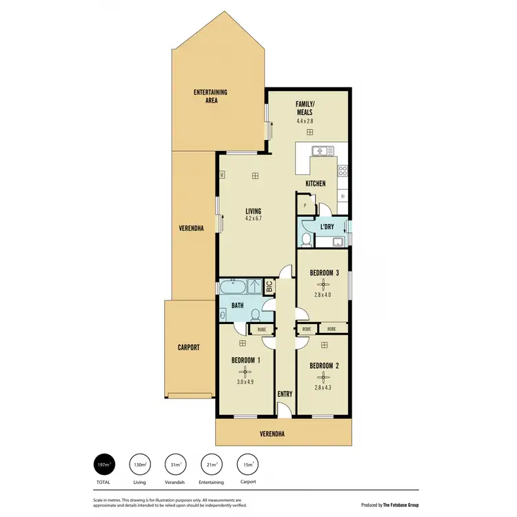 Floorplan of Homely house listing, 10 Bellchambers Court, Modbury Heights SA 5092