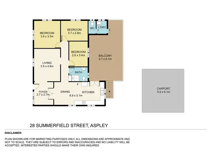 Floorplan of Homely house listing, 28 Summerfield Street, Aspley QLD 4034