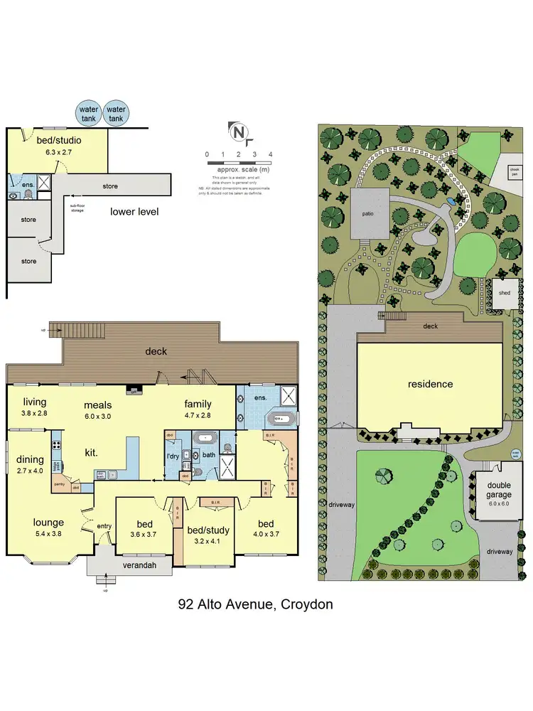 Floorplan of Homely house listing, 92 Alto Avenue, Croydon VIC 3136