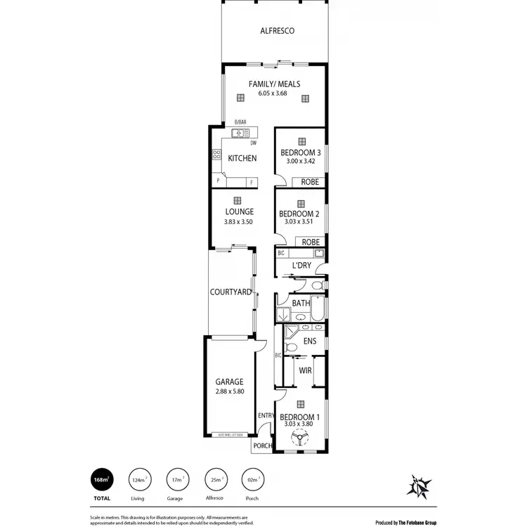 Floorplan of Homely house listing, 74 Collins Street, Clearview SA 5085