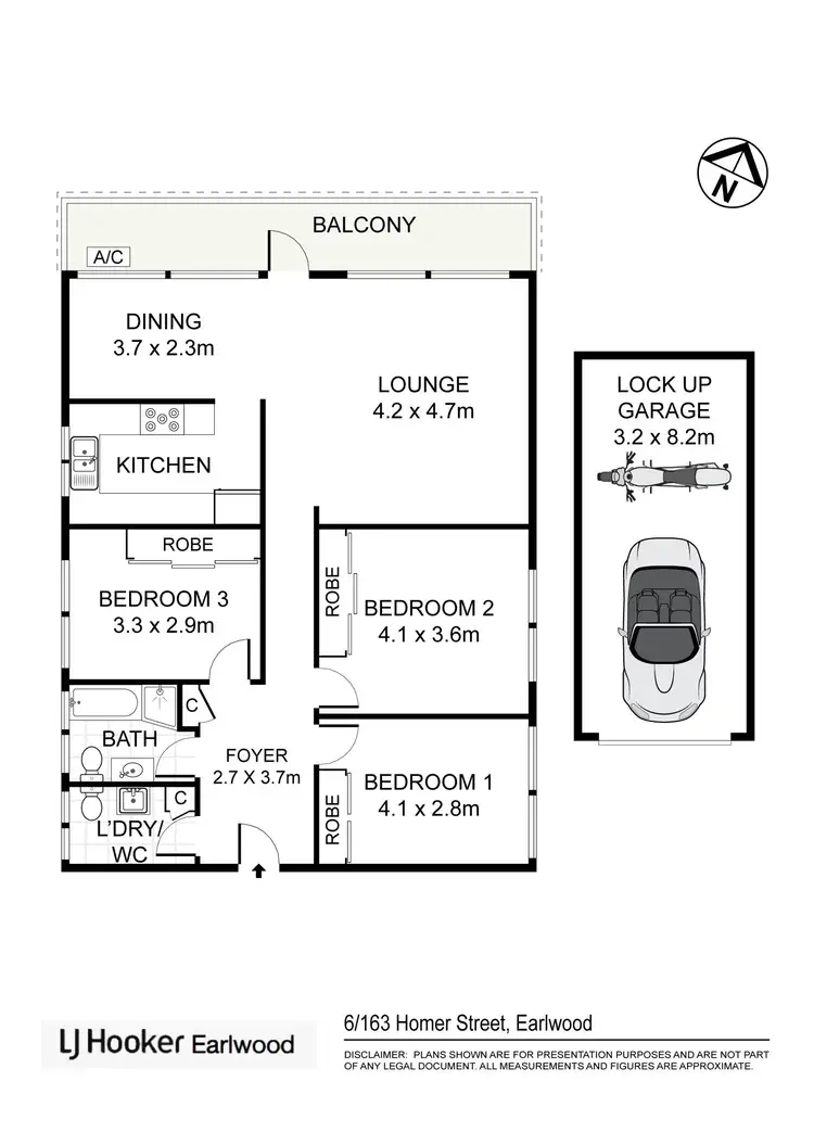 Floorplan of Homely apartment listing, 6/163 Homer Street, Earlwood NSW 2206