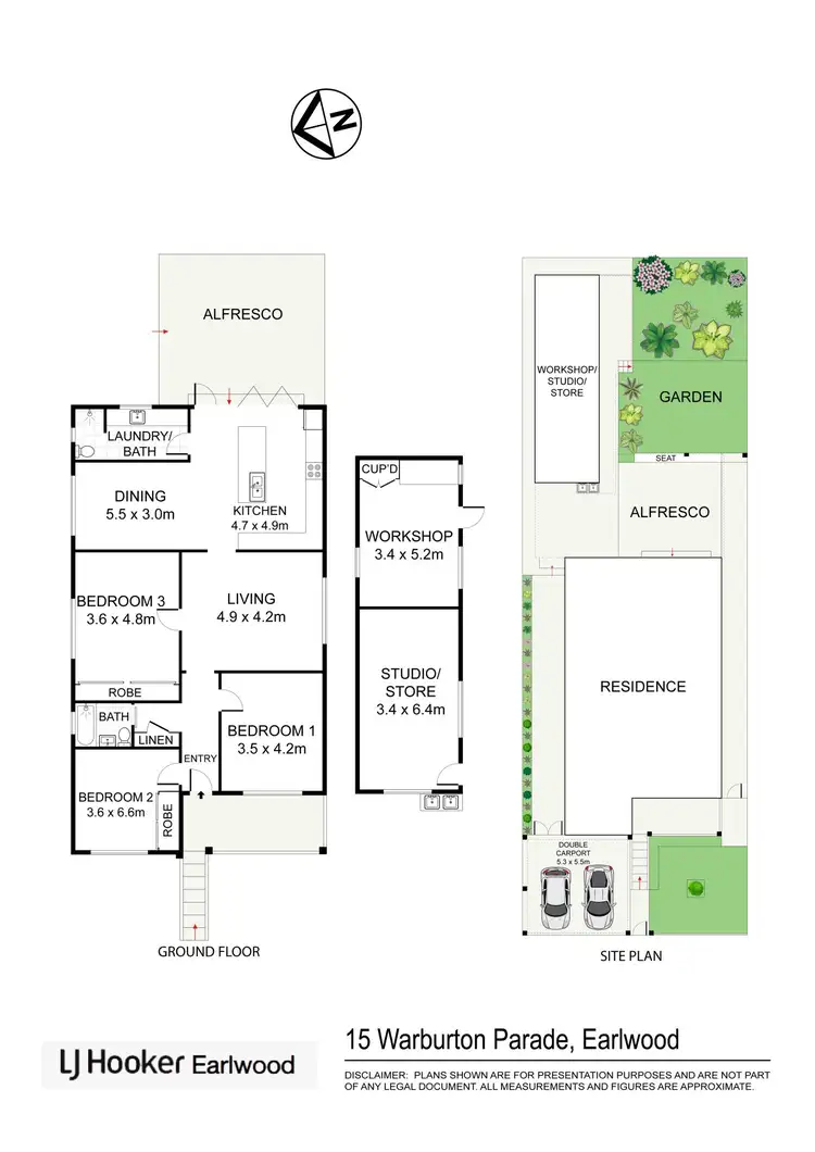 Floorplan of Homely house listing, 15 Warburton Parade, Earlwood NSW 2206