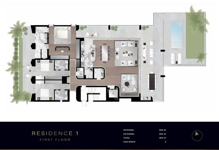Floorplan of Homely apartment listing, 1/10 Sutherland Crescent, Darling Point NSW 2027