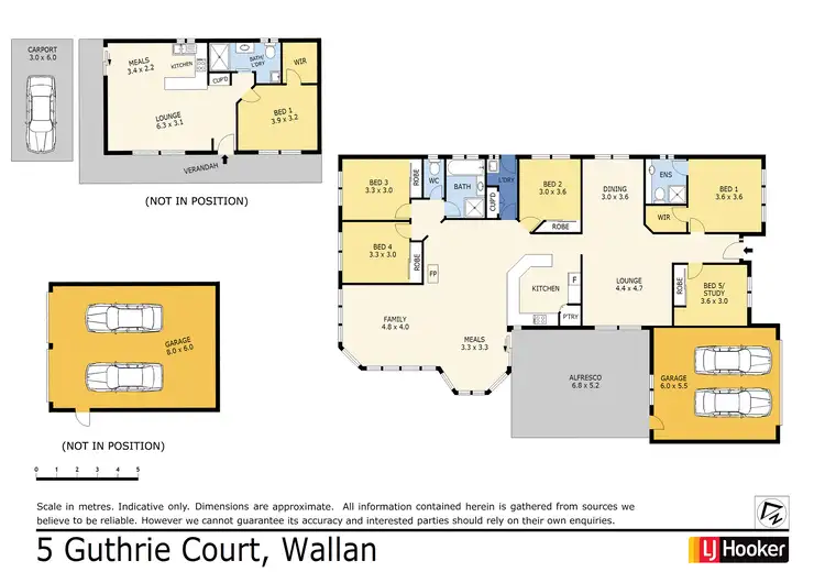 Floorplan of Homely house listing, 5 Guthrie Court, Wallan VIC 3756