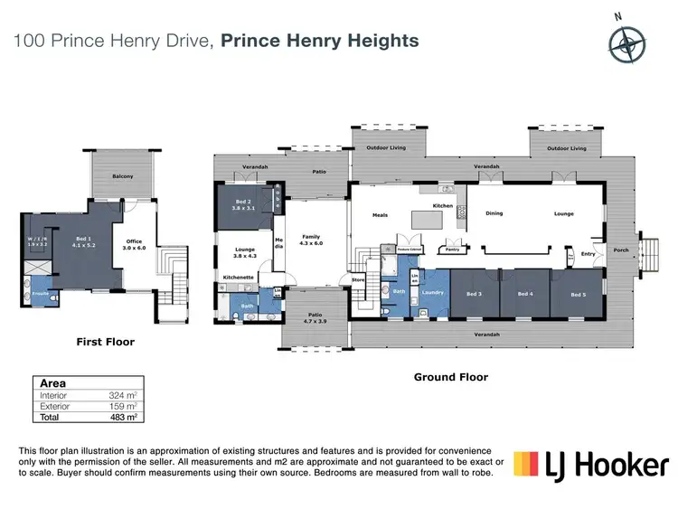 Floorplan of Homely house listing, 100 Prince Henry Drive, Prince Henry Heights QLD 4350