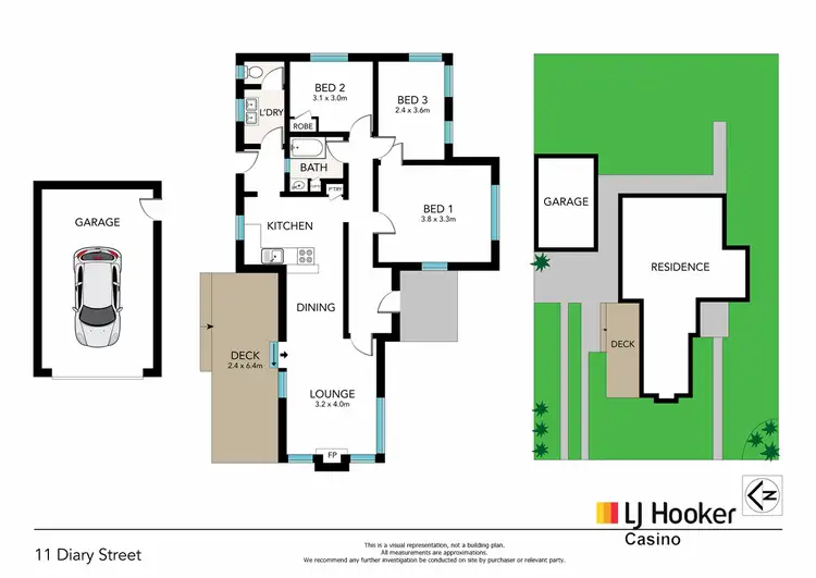 Floorplan of Homely house listing, 11 Diary Street, Casino NSW 2470