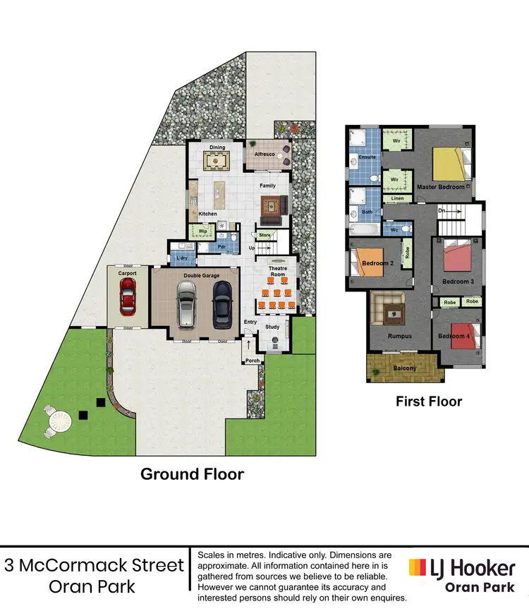 Floorplan of Homely house listing, 3 McCormack Street, Oran Park NSW 2570