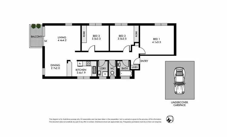 Floorplan of Homely apartment listing, 6/11 Roscoe Street, Bondi Beach NSW 2026