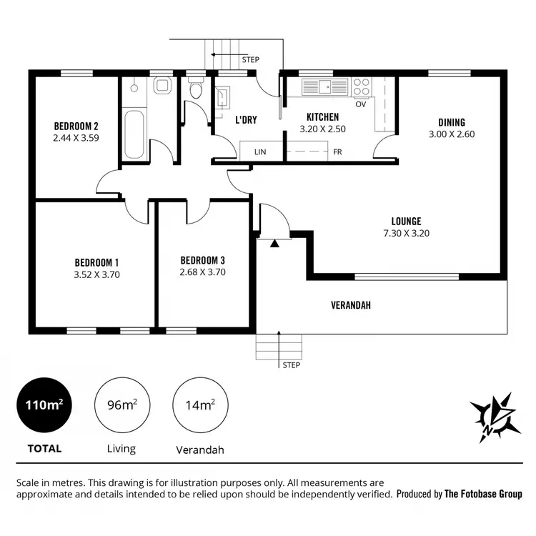 Floorplan of Homely house listing, 4 Milan Crescent, Hackham West SA 5163