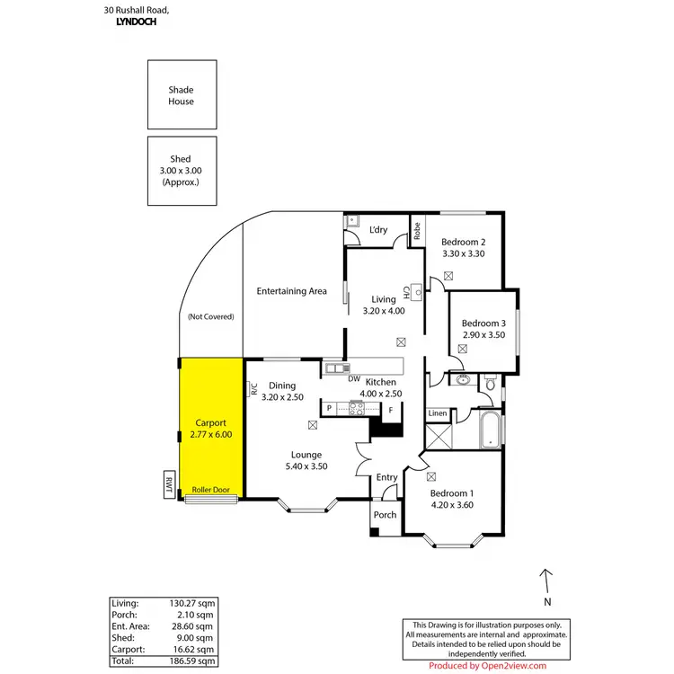 Floorplan of Homely house listing, 30 Rushall Road, Lyndoch SA 5351