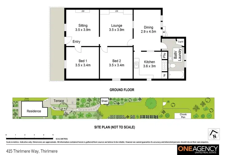 Floorplan of Homely house listing, 415 Thirlmere Way, Thirlmere NSW 2572