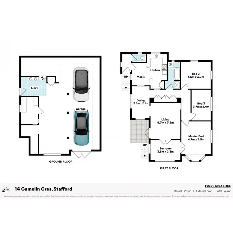 Floorplan of Homely house listing, 14 Gamelin Crescent, Stafford QLD 4053