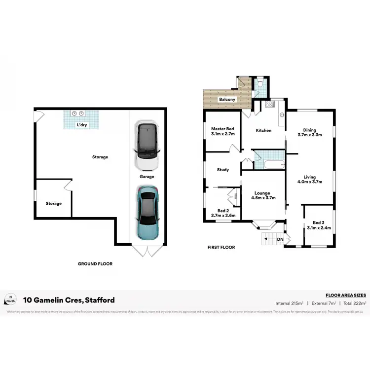 Floorplan of Homely house listing, 10 Gamelin Crescent, Stafford QLD 4053