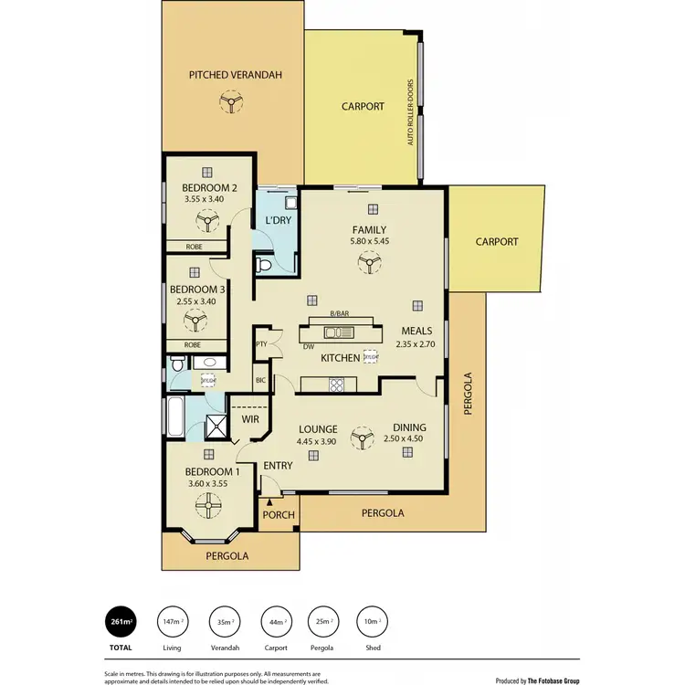 Floorplan of Homely house listing, 19 Brisbane Drive, Salisbury Heights SA 5109