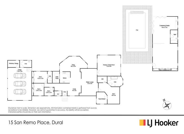Floorplan of Homely house listing, 15 San Remo Place, Dural NSW 2158