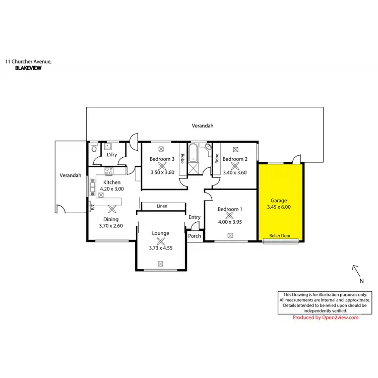 Floorplan of Homely house listing, 11 Churcher Avenue, Blakeview SA 5114