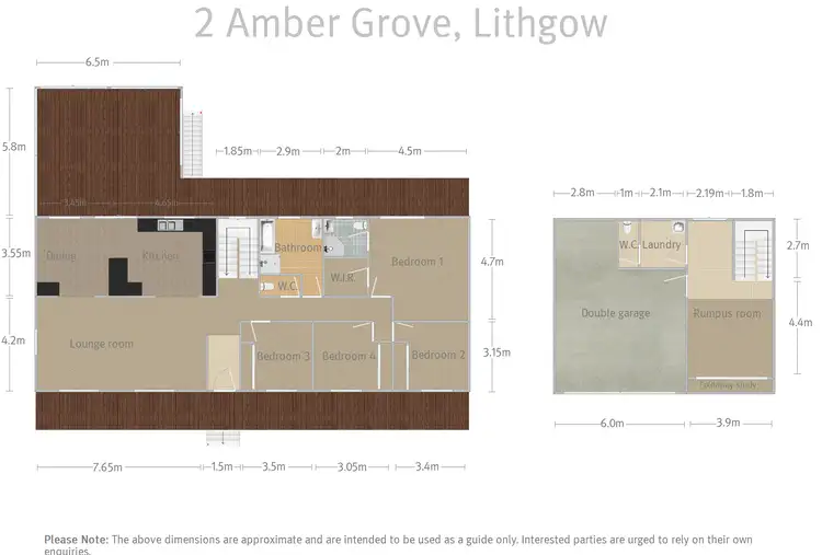 Floorplan of Homely house listing, 2 Amber Grove, Lithgow NSW 2790