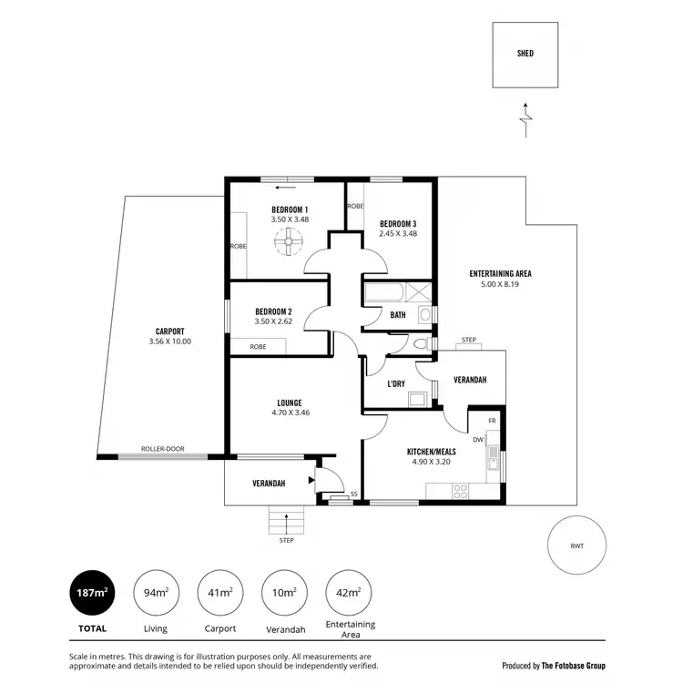 Floorplan of Homely house listing, 3 Sheringa Avenue, Ingle Farm SA 5098