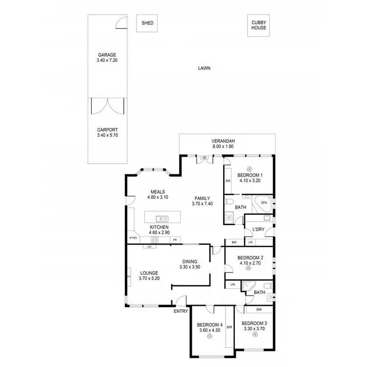Floorplan of Homely house listing, 30 Willow Avenue, Manningham SA 5086