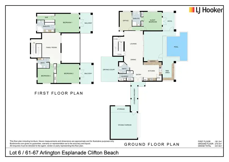 Floorplan of Homely house listing, 6/61-67 Arlington Esplanade, Clifton Beach QLD 4879