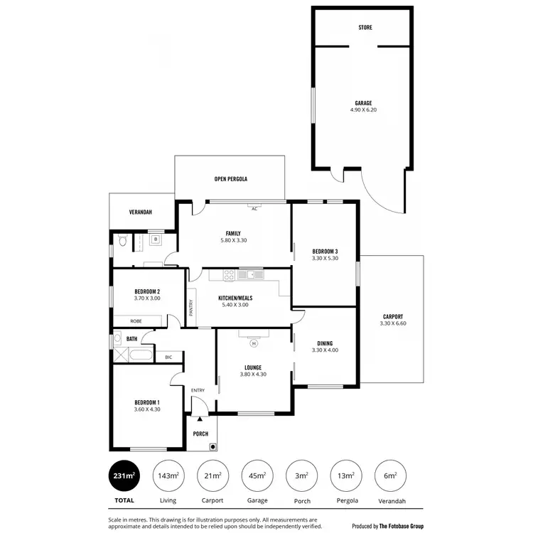 Floorplan of Homely house listing, 7 Hood Street, Linden Park SA 5065