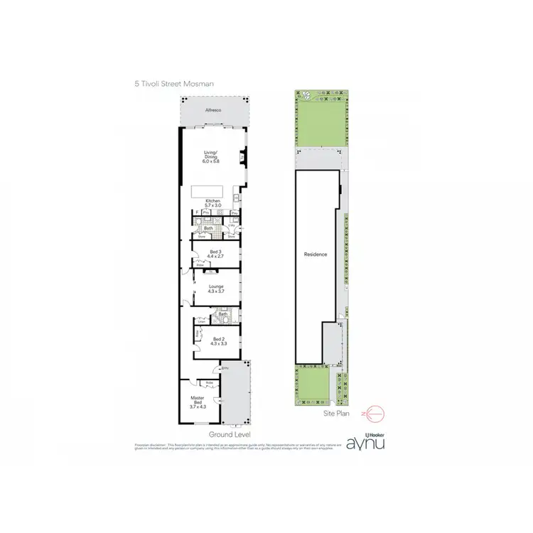 Floorplan of Homely house listing, 5 Tivoli Street, Mosman NSW 2088