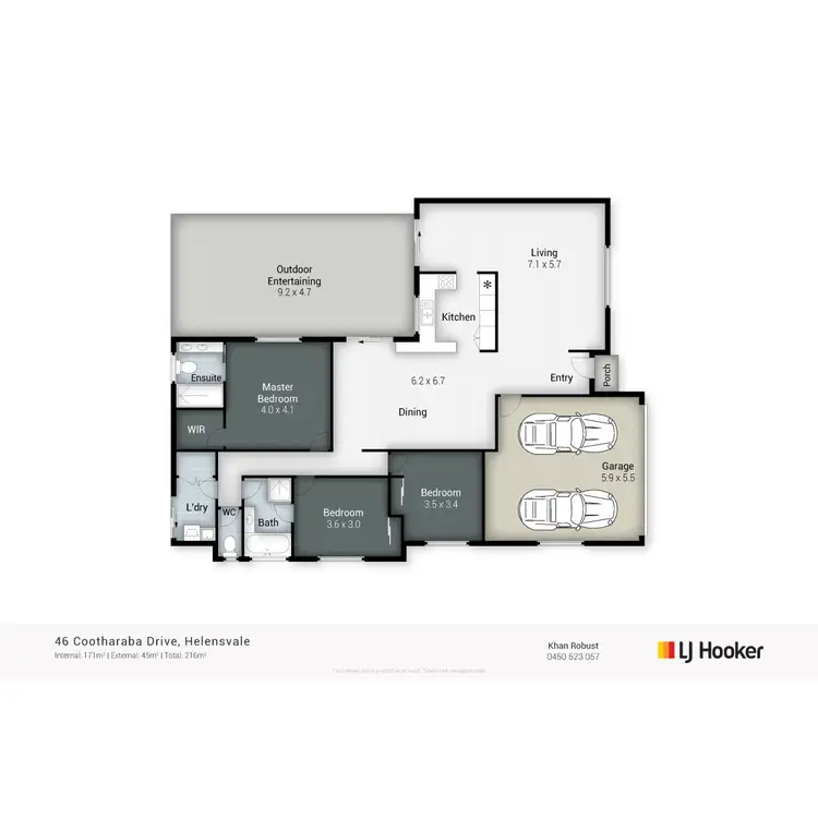 Floorplan of Homely house listing, 46 Cootharaba Drive, Helensvale QLD 4212