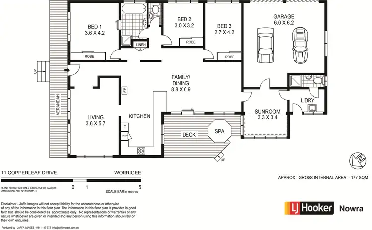 Floorplan of Homely house listing, 11 Copperleaf Place, Worrigee NSW 2540