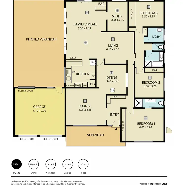 Floorplan of Homely house listing, 3 Crest Court, Gulfview Heights SA 5096