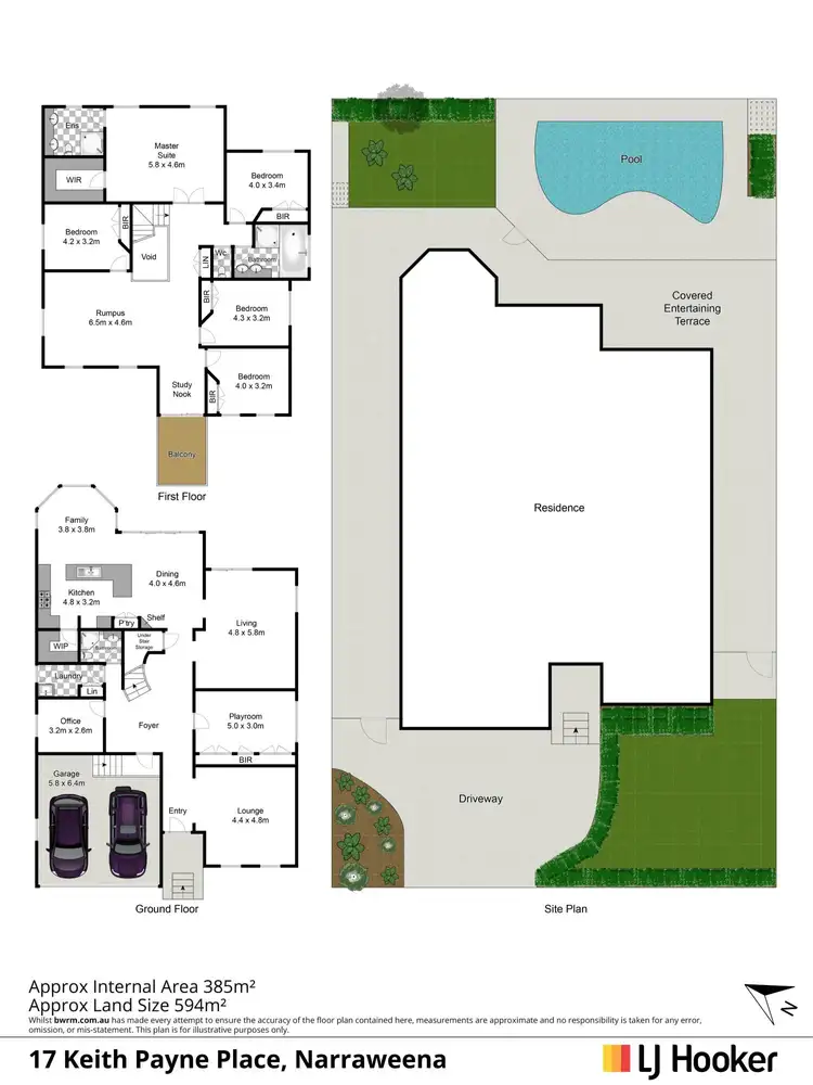 Floorplan of Homely house listing, 17 Keith Payne Place, Narraweena NSW 2099