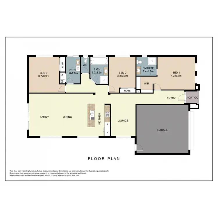 Floorplan of Homely house listing, 7 Eclipse Avenue, Epping VIC 3076